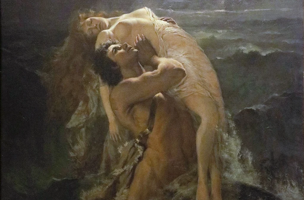 Потоп (Девкалион, держащий свою жену)<br>1878